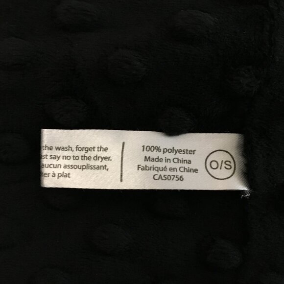 [Triple Flip] Minky Black Infinity Scarf | OS | Good - Picture 7 of 7